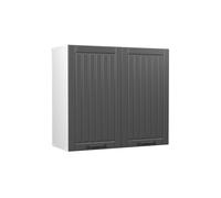 Vicco Elément Haut de Cuisine Fame-Line, Gris foncé/Blanc, 80cm, à Combiner avec d'autres modules de la série Fame-Line