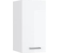 Vicco elément Haut de Cuisine R-Line, Blanc Haute Brillance/Blanc, 30 cm