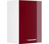 Vicco Elément haut de cuisine R-Line, 40cm, Rouge brillant/Blanc