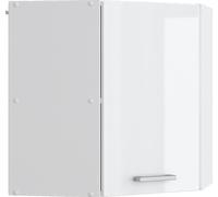 Vicco elément haut de cuisine R-Line, 57 cm, Blanc Haute brillance/Blanc