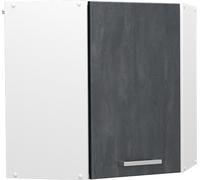 Vicco Elément Haut de Cuisine R-Line, Béton Noir, 57cm