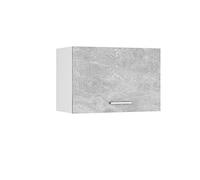 Vicco Elément Haut de Cuisine R-Line, Béton, 60cm | Porte s'ouvrant vers le haut · ✓ Au-dessus de la hotte aspirante · Profondeur - 31 cm · Librement combinable · 1 Porte