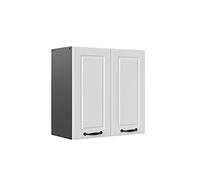 Vicco Elément Haut de Cuisine R-Line, Blanc Campagne, 60cm | Façade en MDF · 1 Tablette · Profondeur - 31 cm · Librement combinable · ✓ Rangement pratique