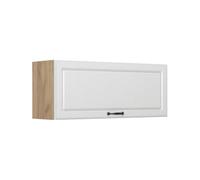 Vicco Elément Haut de Cuisine R-Line, Blanc Campagne/Chêne doré 100 cm | Façade en MDF · 1 Tablette · Profondeur - 31 cm · Librement combinable · ✓ Rangement pratique
