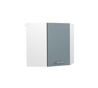 Vicco Elément Haut de Cuisine R-Line, Bleu-Gris, 57cm | Relie deux côtés de la cuisine · 1 Tablette · 1 Porte · Profondeur - 31 cm · Solution d’angle gain de place ✓