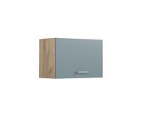 Vicco Elément Haut de Cuisine R-Line, Bleu-Gris, 60cm | Porte s'ouvrant vers le haut · ✓ Au-dessus de la hotte aspirante · Profondeur - 31 cm · Librement combinable · 1 Porte