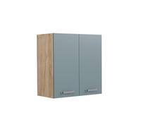 Vicco elément Haut de Cuisine R-Line, Bleu-Gris/Chêne de Force doré, 60 cm