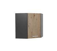 Vicco Elément Haut de Cuisine R-Line, Chêne Artisan, 57cm | Relie deux côtés de la cuisine · 1 Tablette · 1 Porte · Profondeur - 31 cm · Solution d’angle gain de place ✓