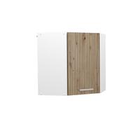 Vicco elément Haut de Cuisine R-Line, Chêne Artisan/Blanc, 57 cm
