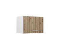 Vicco elément Haut de Cuisine R-Line, Chêne Artisan/Blanc, 60 cm Plat