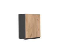 Vicco elément Haut de Cuisine R-Line, Chêne de Force doré/Anthracite, 45 cm J-Shape