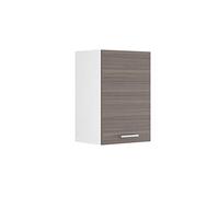 Vicco elément Haut de Cuisine R-Line, Gris/Blanc, 40 cm