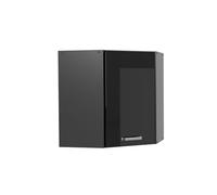 Elément haut de cuisine R-Line, 57cm, Noir Haute brillance, Anthracite, Vicco