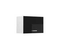 Vicco Elément Haut de Cuisine R-Line, Noir Haute Brillance, 60cm | Porte s'ouvrant vers le haut · ✓ Au-dessus de la hotte aspirante · Profondeur - 31 cm · Librement combinable · 1 Porte