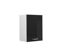 Vicco elément Haut de Cuisine R-Line, Noir Haute Brillance/Blanc, 45 cm