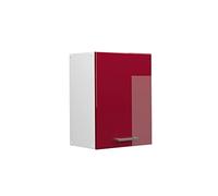 Vicco Elément Haut de Cuisine R-Line, Rouge Brillant, 45cm, pour Une Combinaison Libre au Sein de systèmes de Cuisine modulaires