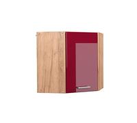 Vicco Elément Haut de Cuisine R-Line, Rouge Brillant, 57cm