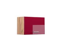 Vicco Elément Haut de Cuisine R-Line, Rouge Brillant, 60cm | Porte s'ouvrant vers le haut · ✓ Au-dessus de la hotte aspirante · Profondeur - 31 cm · Librement combinable · 1 Porte