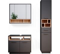 Vicco Beatrice Ensemble mobilier de salle de bains , armoire de toilette, meuble sous-vasque, placard