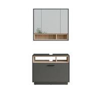 Vicco Ensemble de Meubles de Salle de Bains Beatrice, Anthracite/Sonoma, Set 1