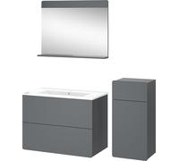 Vicco Ensemble de meubles de salle de bains Izan, 4 pièces avec armoire de milieu,