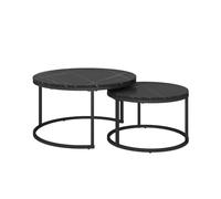 Vicco Ensemble de Table Basse Montreal, Noir, 77x40cm