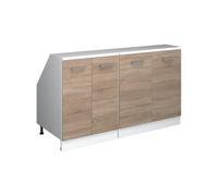 Vicco Ensembles de Meuble de Rangement sous Pente Rion, Sonoma/Blanc