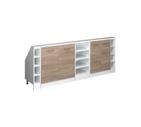 Vicco Ensembles de Meuble de Rangement sous Pente Rion, Sonoma, Lot de 5, adapté au Rangement Peu encombrant sous Les toits en Pente