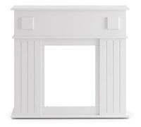 Vicco Entourage de cheminée , Blanc, 109x100cm Blanc G