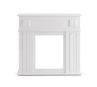 Vicco Entourage de cheminée, Blanc, 109x100cm, pour Habiller de façon décorative des Ouvertures de cheminée inutilisées