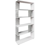 Vicco Étagère , 80x162.6cm, Béton/Blanc
