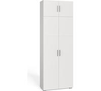 Vicco Étagère à dossiers Frank, 80 x 223 cm avec rehausse d'armoire, Blanc