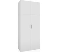 Vicco Étagère à dossiers Frank, 80x182.4cm, Blanc/Blanc