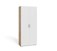 Vicco Étagère à dossiers Ingo, Sonoma/Blanc, 80 x 183 cm