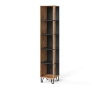 Vicco Étagère à Livres Amber, Chêne Wotan, 36x186.6cm