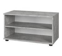 Vicco Étagère à livres Berno, Béton, 70.8x38.9cm avec 2 compartiments Béton G