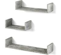 Vicco Étagère , Béton, 60x10cm Set de 3 casiers Béton G