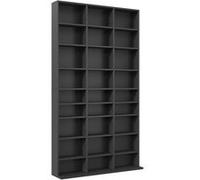 Vicco Étagère CD Jukebox, Noir, 102 x 178 cm