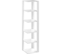 Vicco Étagère d'angle Amina, Blanc, 45 x 180.1 cm