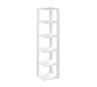 Vicco Étagère d'angle Amina, Blanc, 45 x 180.1 cm