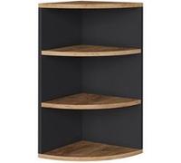 Vicco Étagère d'angle Ecki, Anthracite/chêne doré, 30x60cm