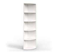 Vicco Étagère d'angle Ecki, Blanc, 40x180cm