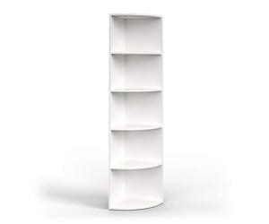 Vicco Étagère d'angle Ecki, Blanc, 40x180cm