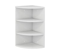 Vicco Étagère d'angle Fabienne, Blanc/Blanc, 30 x 60 cm 3 Compartiments