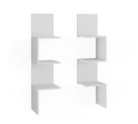 Vicco Étagère d'angle Paolo, Blanc, 28x116.4cm