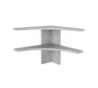 Vicco Étagère d'angle Roman, Béton, 43.5x37cm, adapté aux Solutions d’Angle Peu encombrantes dans la Salle à Manger