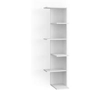 Vicco Étagère d'angle Tera, Blanc, 37 x 140.1 cm
