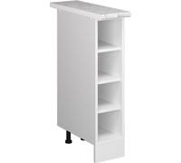 Vicco Etagère de Cuisine R-Line, Blanc/Blanc, 20 cm, PT Marbre