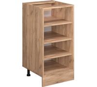 Vicco Etagère de cuisine R-Line, 40 cm sans plan de travail, Chêne de force doré/Chêne de force doré