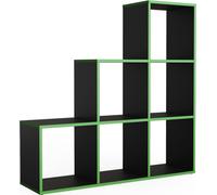 Vicco Étagère d'escalier , 104 x 108 cm, Noir/vert